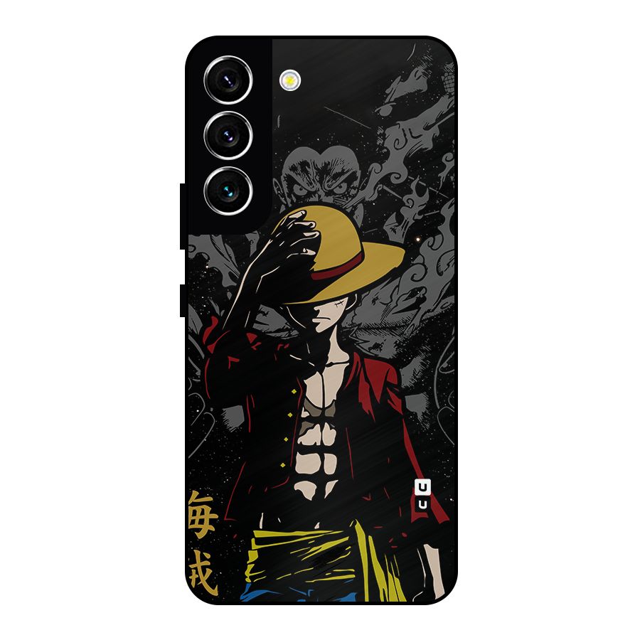 Dark Luffy Art Metal Back Case for Galaxy S22 5G