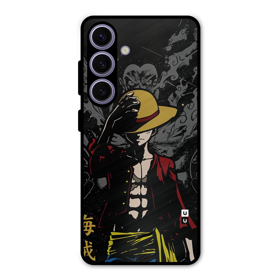 Dark Luffy Art Metal Back Case for Galaxy S24