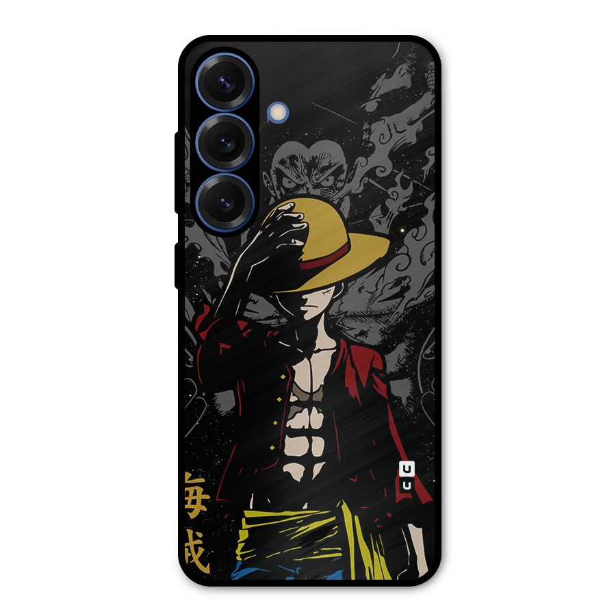 Dark Luffy Art Metal Back Case for Galaxy S25