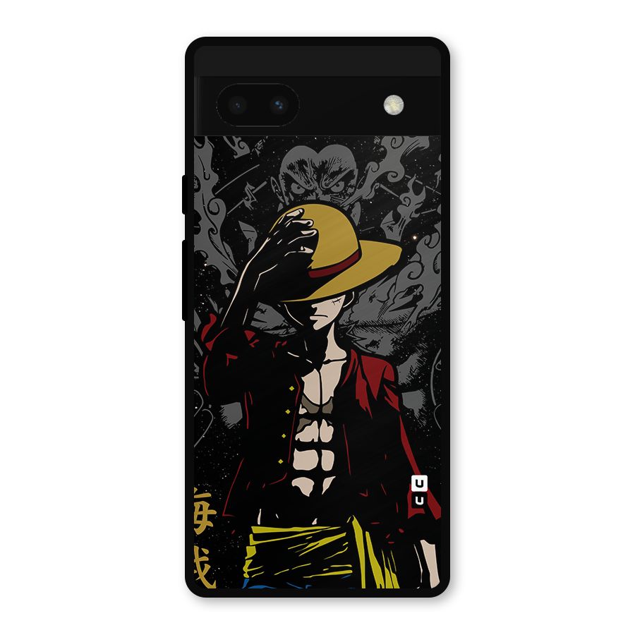 Dark Luffy Art Metal Back Case for Google Pixel 6a