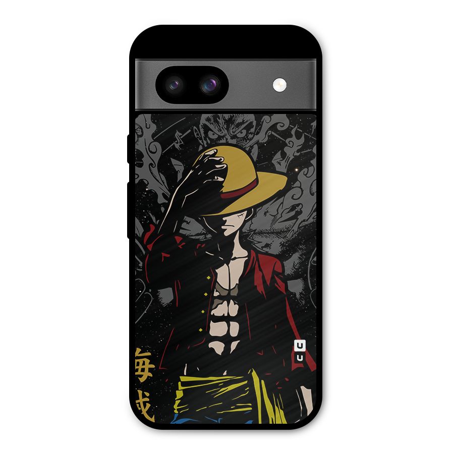 Dark Luffy Art Metal Back Case for Google Pixel 8a