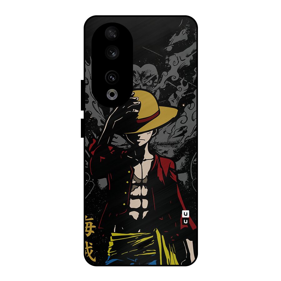 Dark Luffy Art Metal Back Case for Honor 90