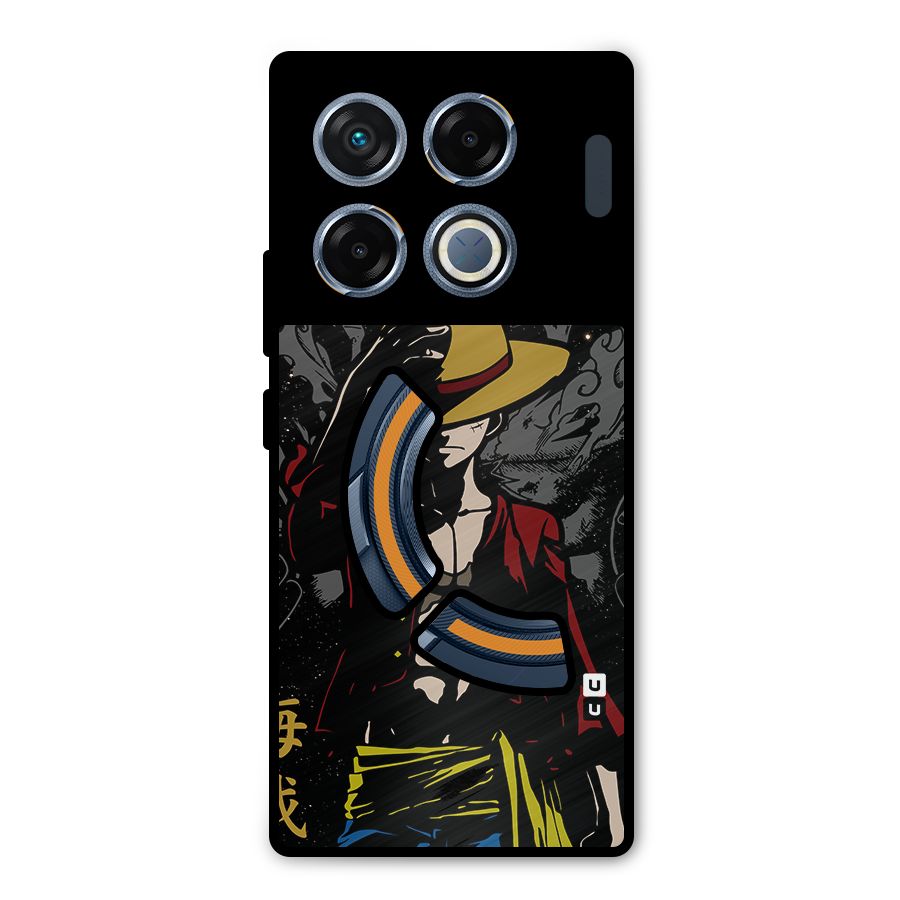 Dark Luffy Art Metal Back Case for Infinix GT 20 Pro