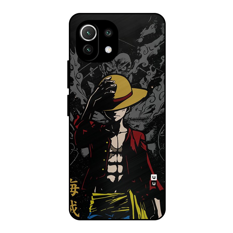 Dark Luffy Art Metal Back Case for Mi 11 Lite NE 5G