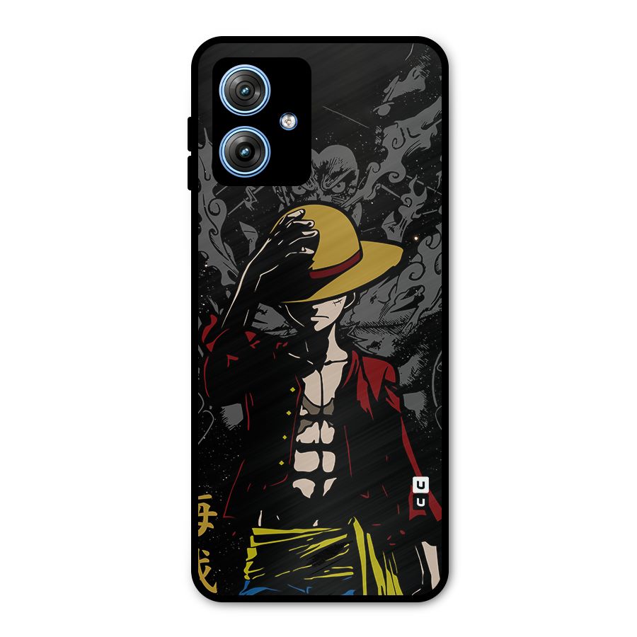 Dark Luffy Art Metal Back Case for Moto G54