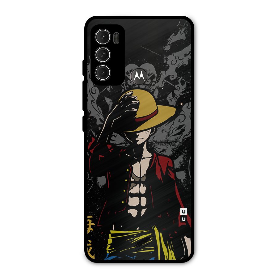 Dark Luffy Art Metal Back Case for Moto G60