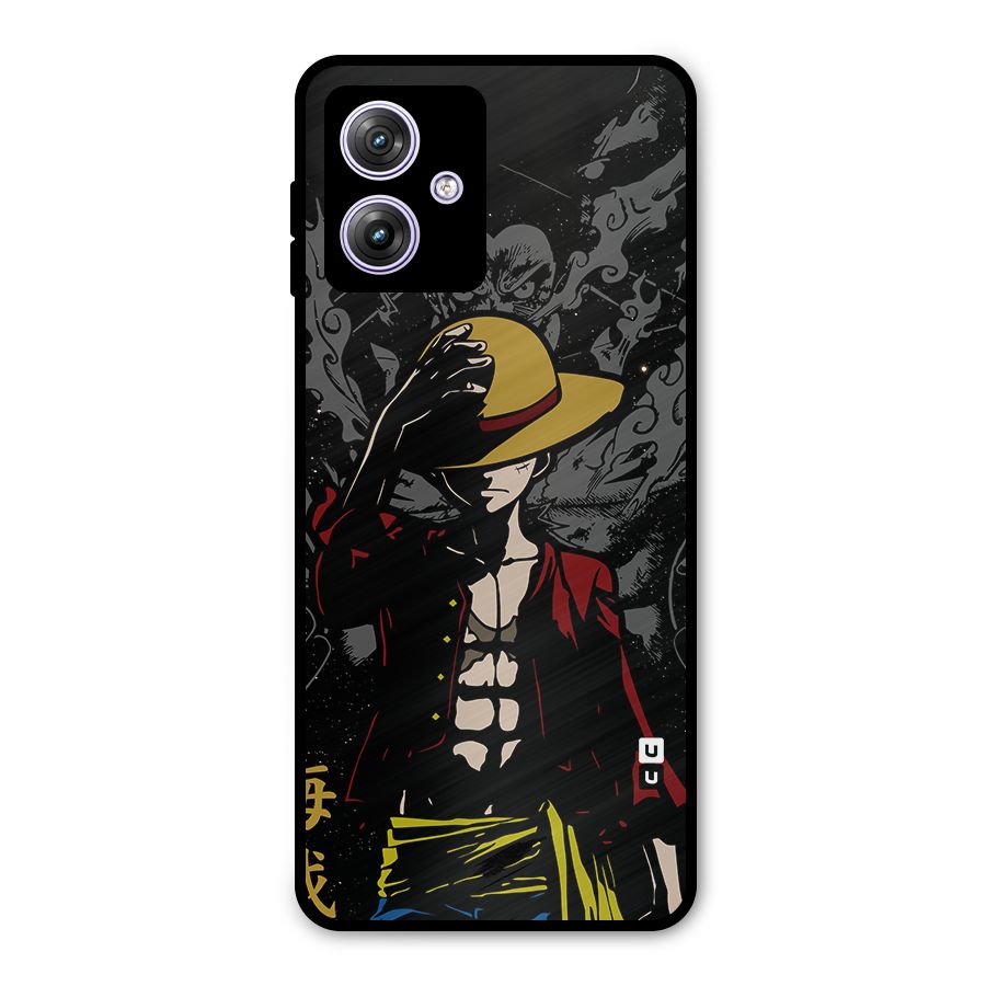 Dark Luffy Art Metal Back Case for Moto G64