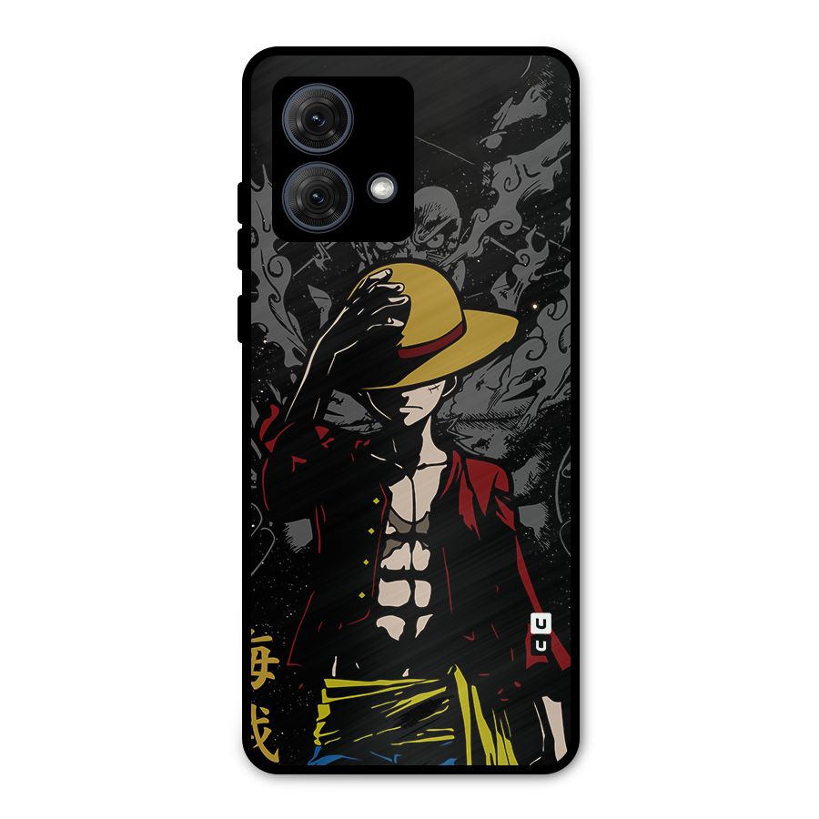 Dark Luffy Art Metal Back Case for Moto G84