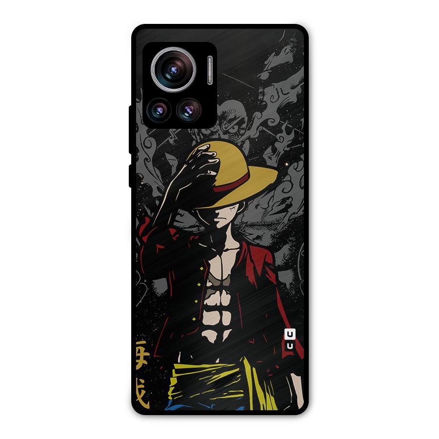 Dark Luffy Art Metal Back Case for Motorola Edge 30 Ultra