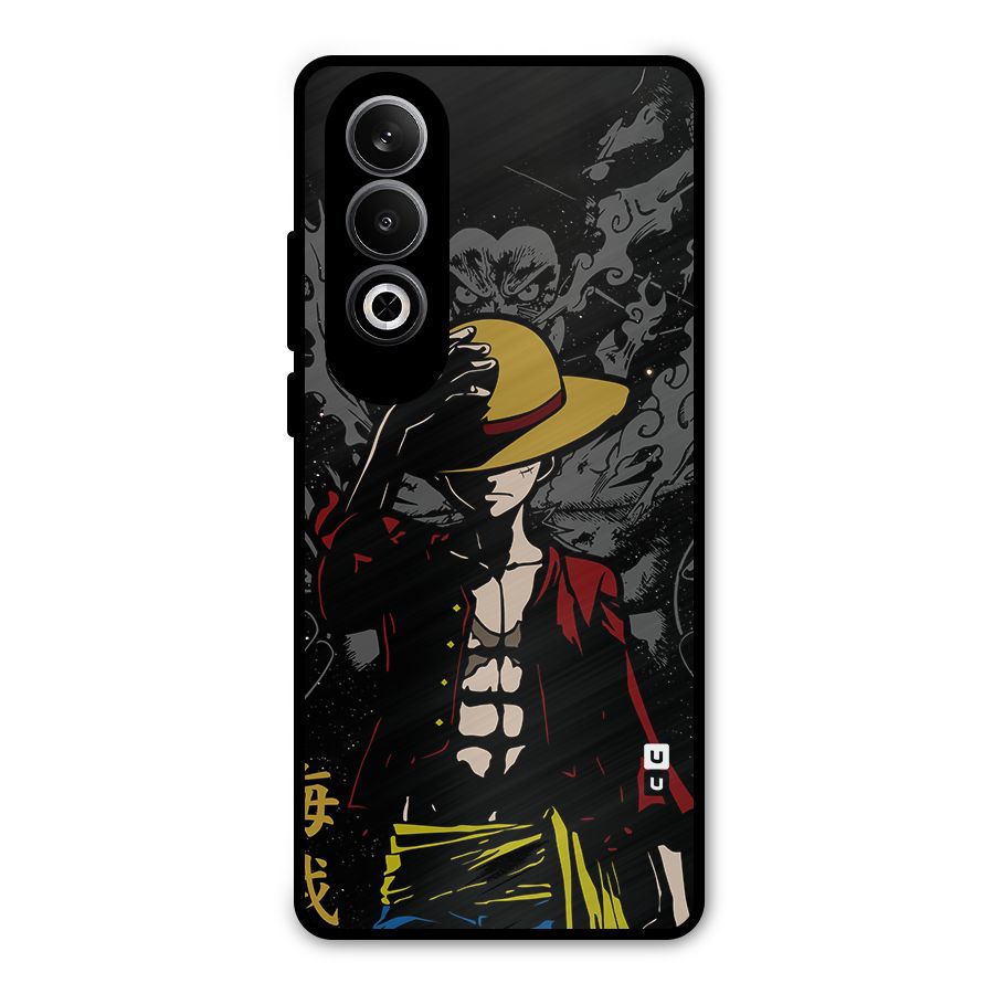 Dark Luffy Art Metal Back Case for OnePlus Nord CE4