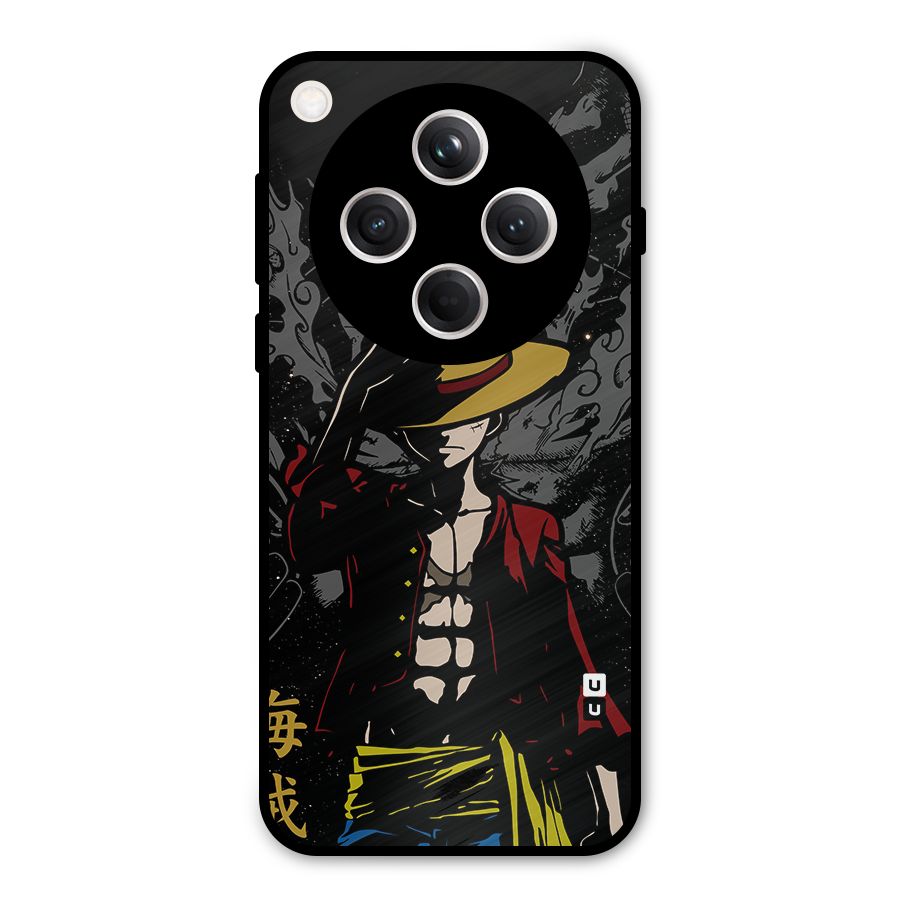 Dark Luffy Art Metal Back Case for Oppo Find X8