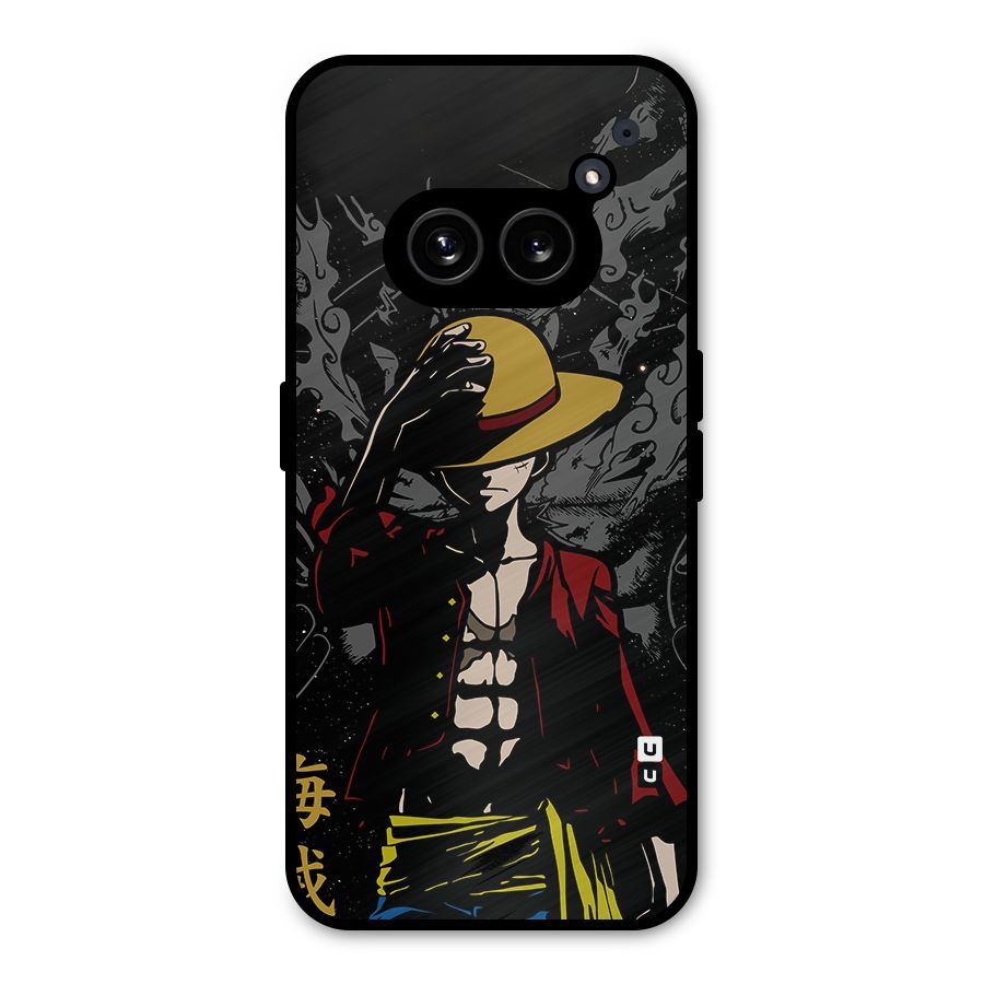 Dark Luffy Art Metal Back Case for Nothing Phone 2a