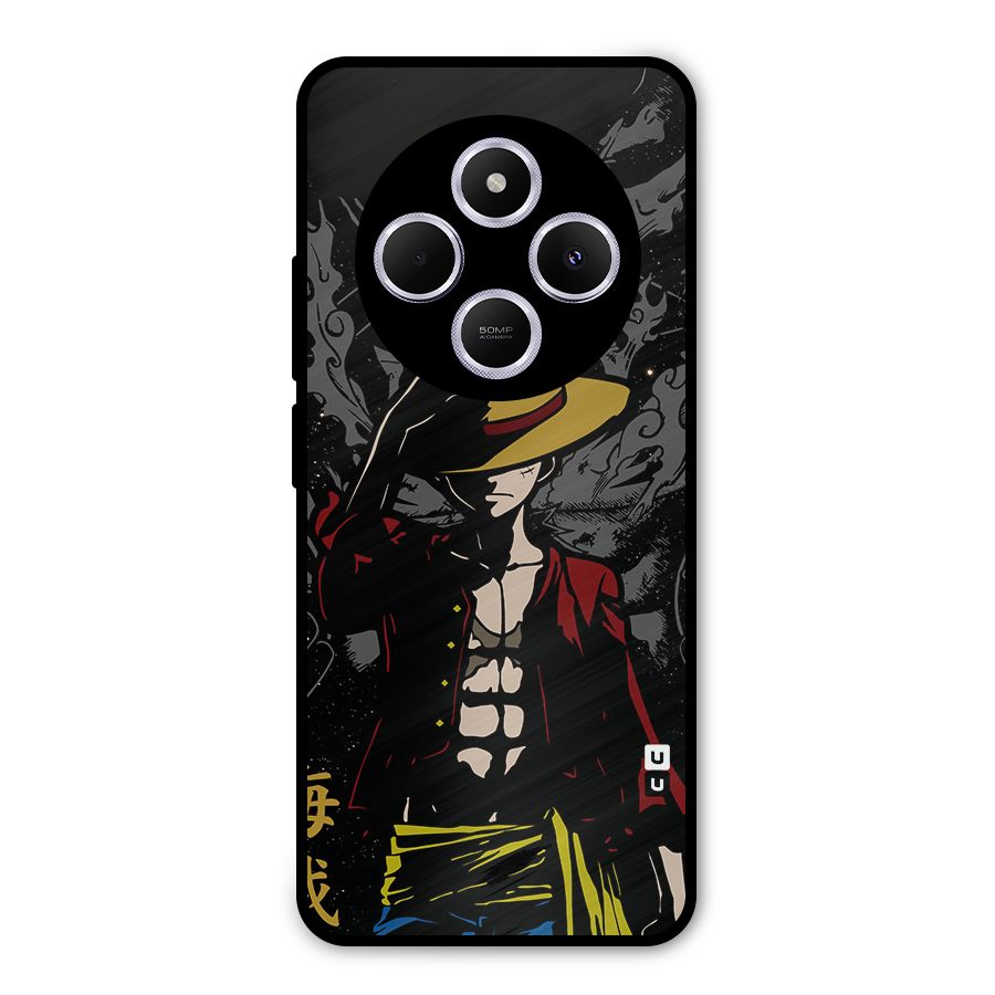 Dark Luffy Art Metal Back Case for Poco C75 5G