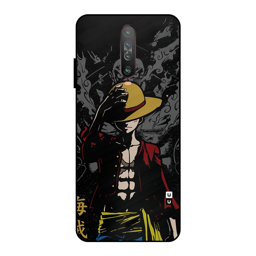Dark Luffy Art Metal Back Case for Poco X2