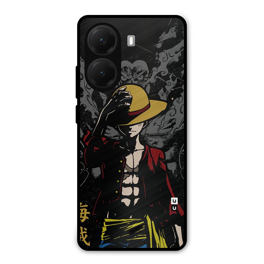 Dark Luffy Art Metal Back Case for Poco X7 Pro