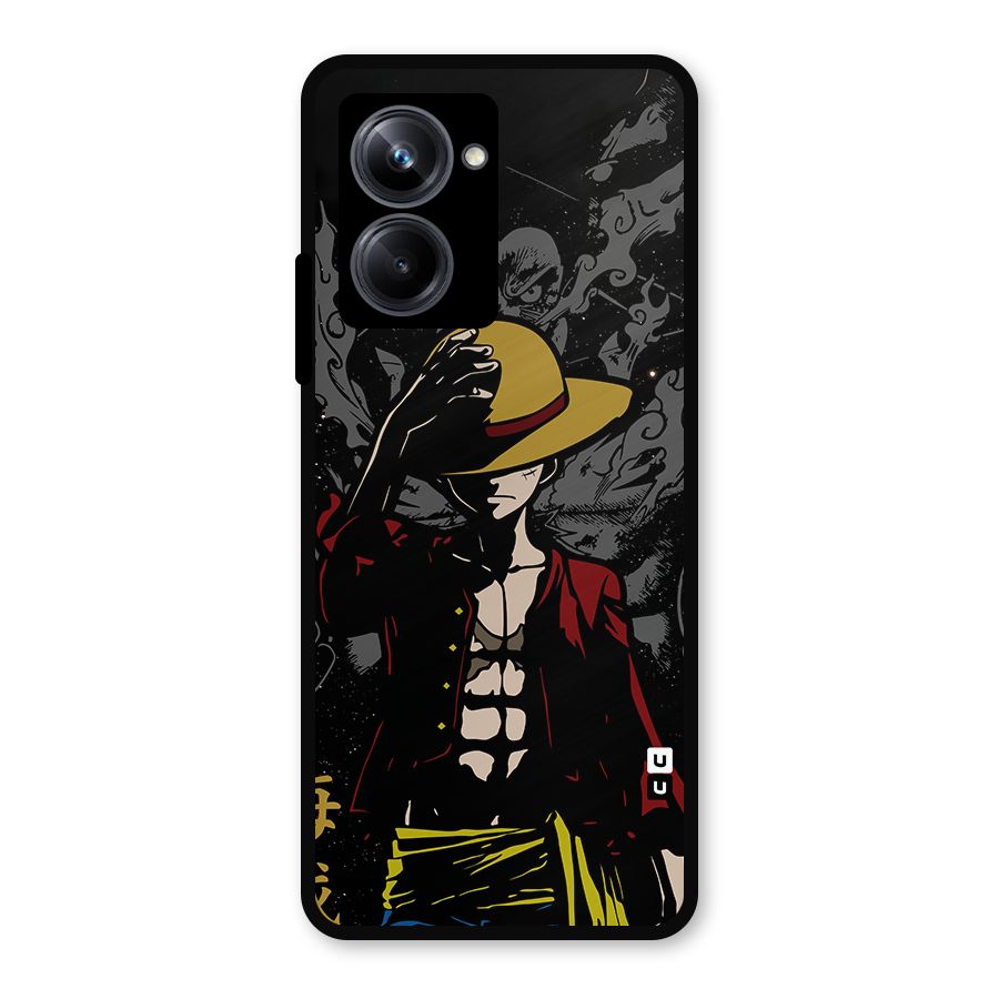 Dark Luffy Art Metal Back Case for Realme 10 Pro