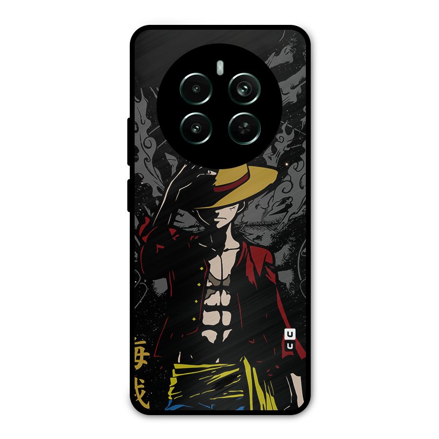 Dark Luffy Art Metal Back Case for Realme 12 Pro Plus