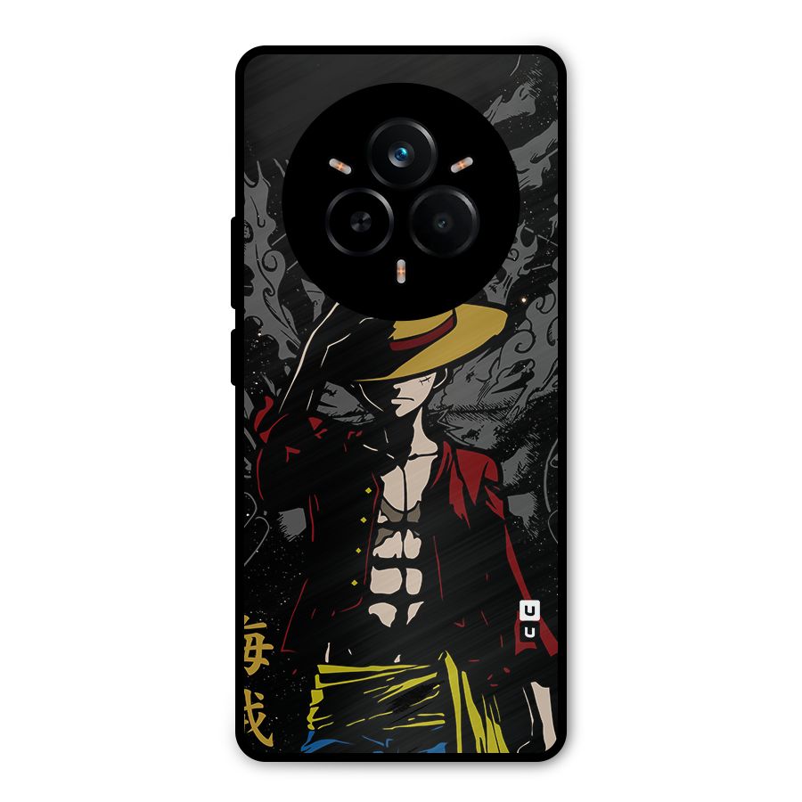 Dark Luffy Art Metal Back Case for Realme 14 Pro Plus