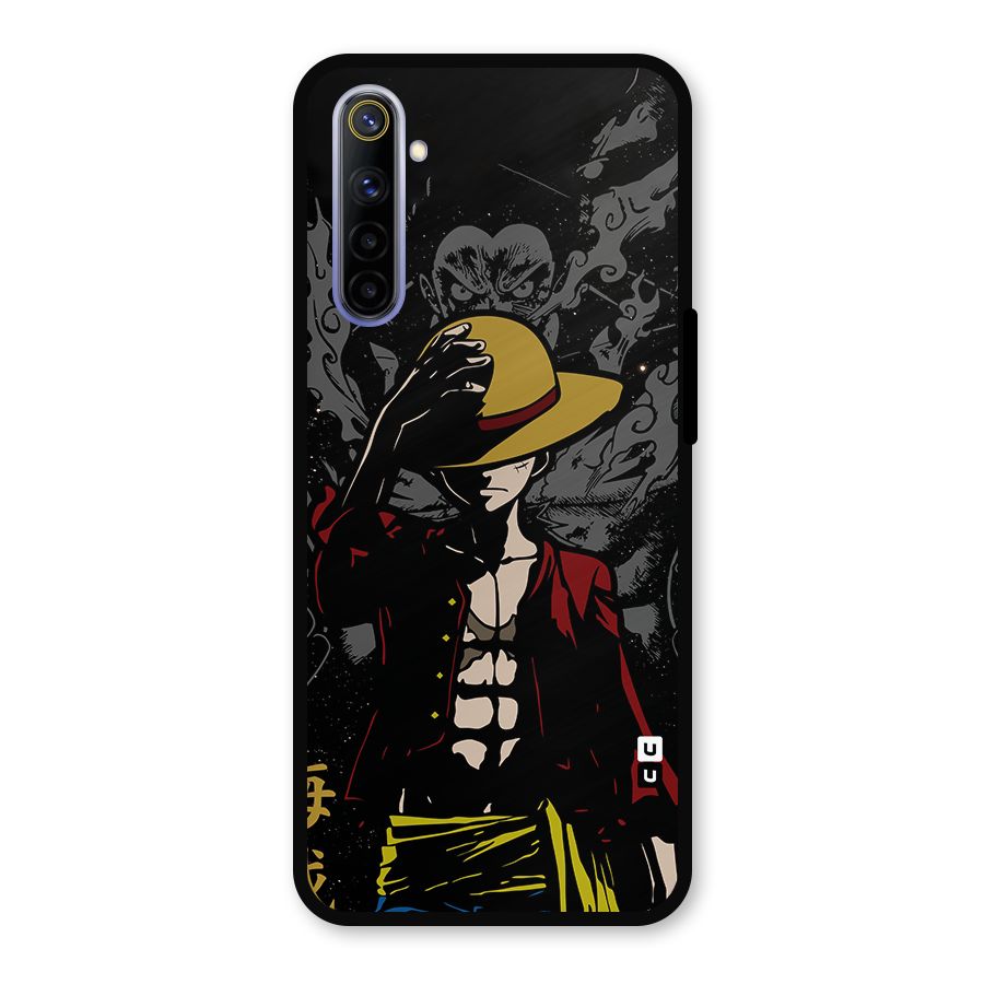 Dark Luffy Art Metal Back Case for Realme 6