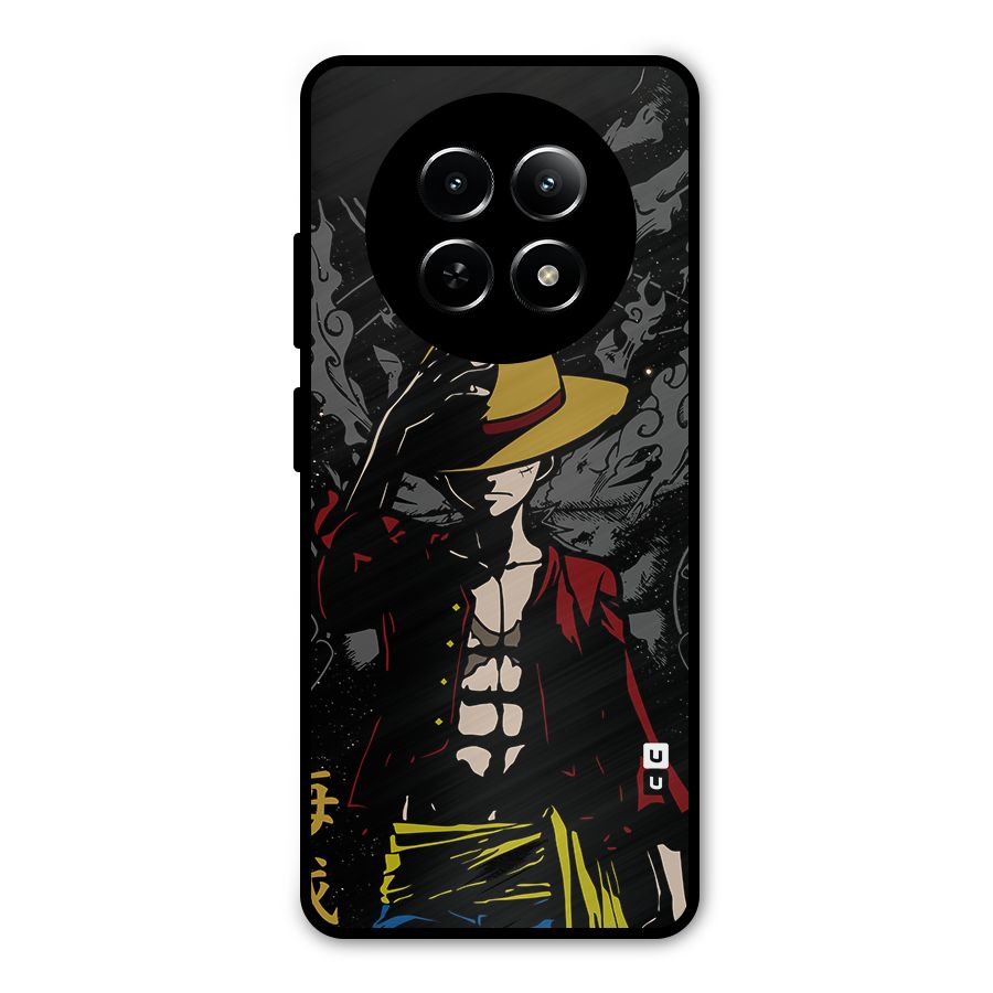 Dark Luffy Art Metal Back Case for Realme Narzo 70x 5G