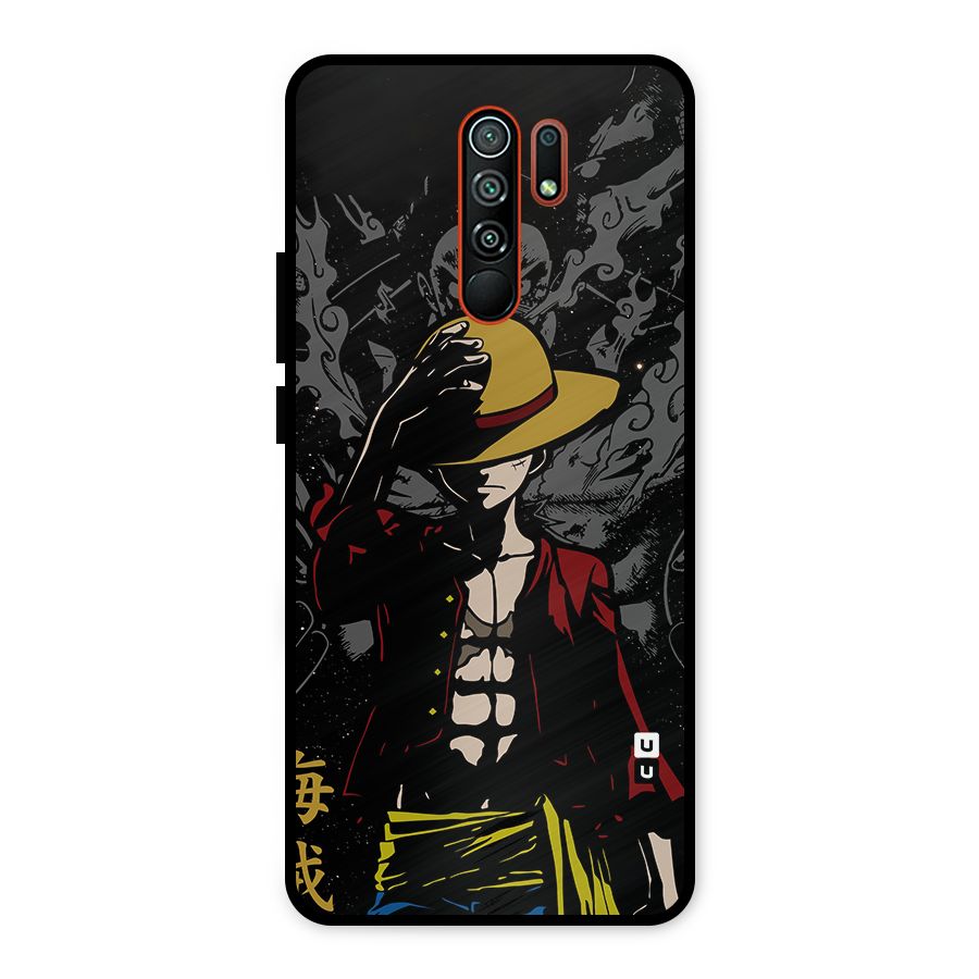Dark Luffy Art Metal Back Case for Redmi 9 Prime