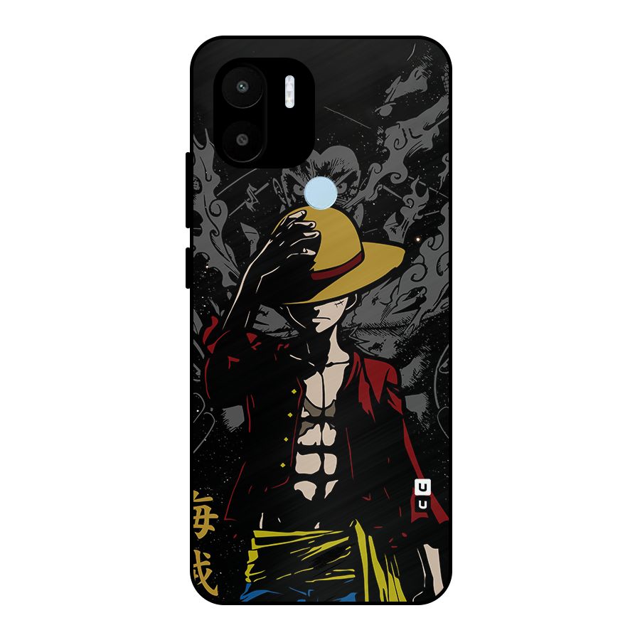 Dark Luffy Art Metal Back Case for Redmi A1+