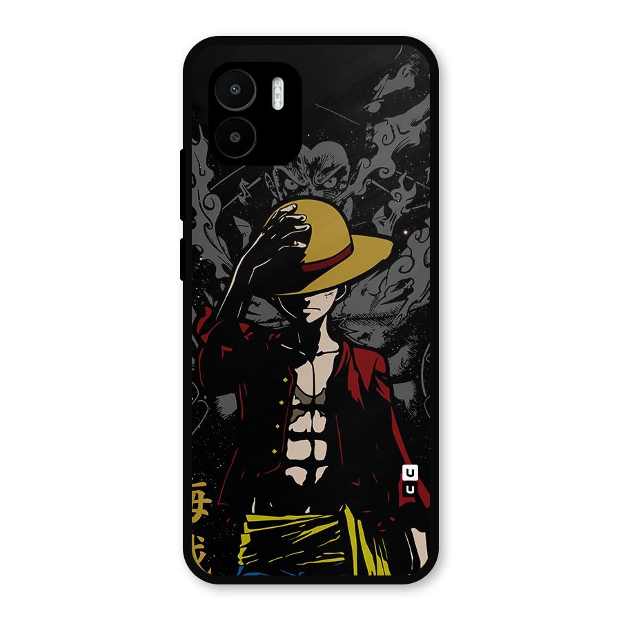 Dark Luffy Art Metal Back Case for Redmi A1
