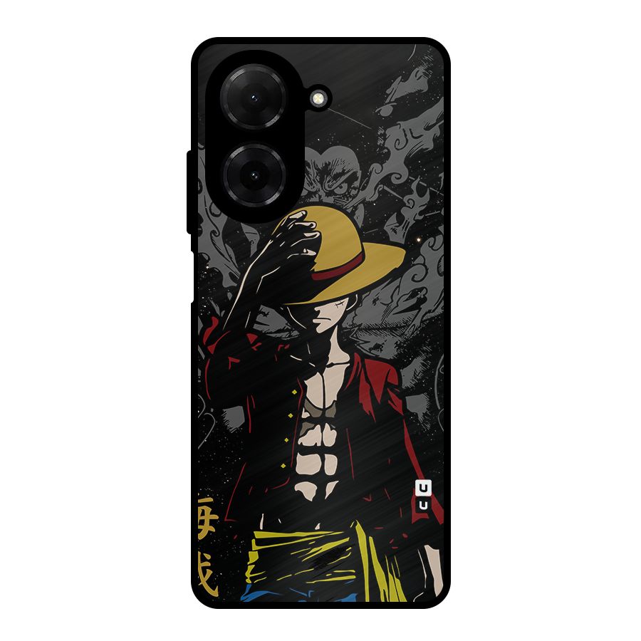 Dark Luffy Art Metal Back Case for Redmi A5 4G