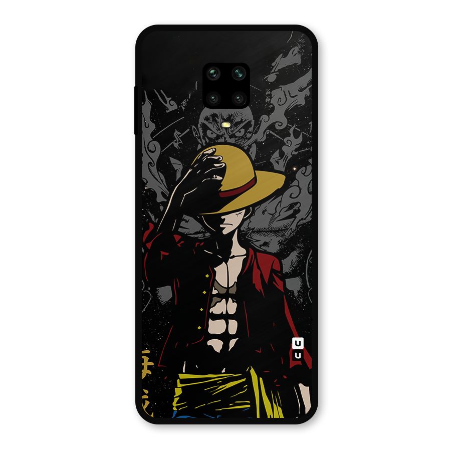 Dark Luffy Art Metal Back Case for Redmi Note 10 Lite