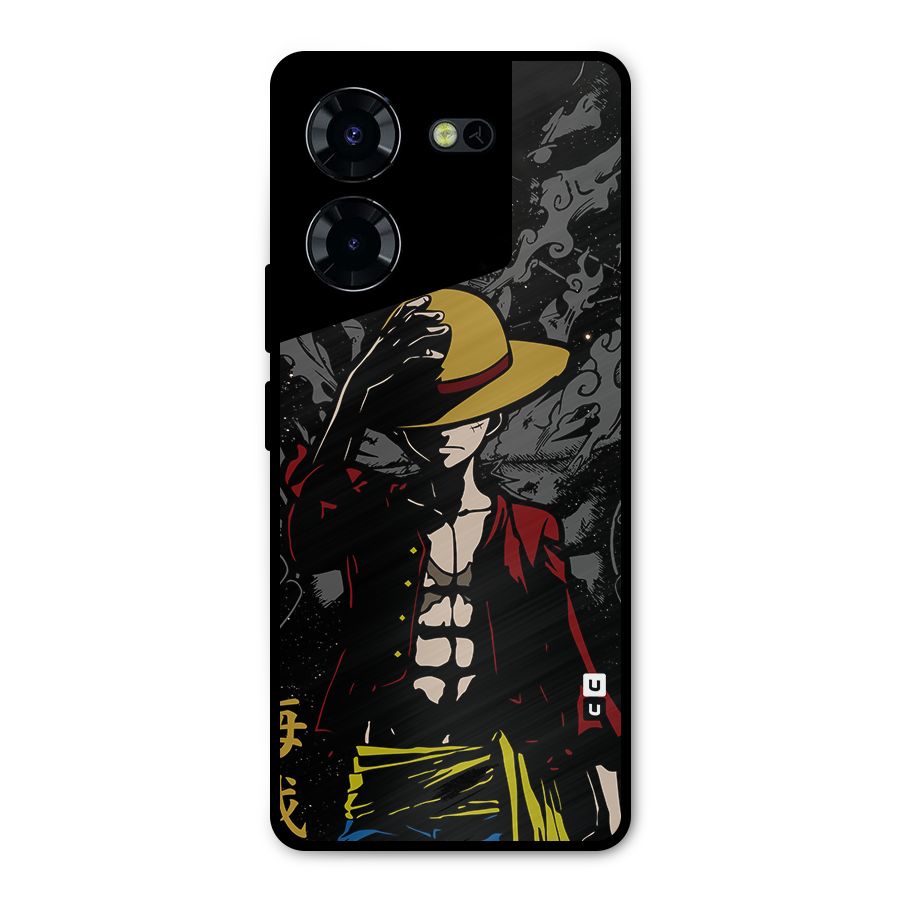 Dark Luffy Art Metal Back Case for Tecno Pova 5 Pro 5G