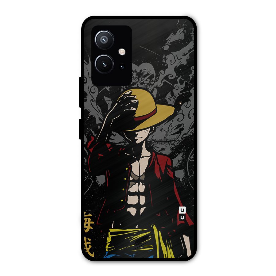 Dark Luffy Art Metal Back Case for Vivo T1 5G