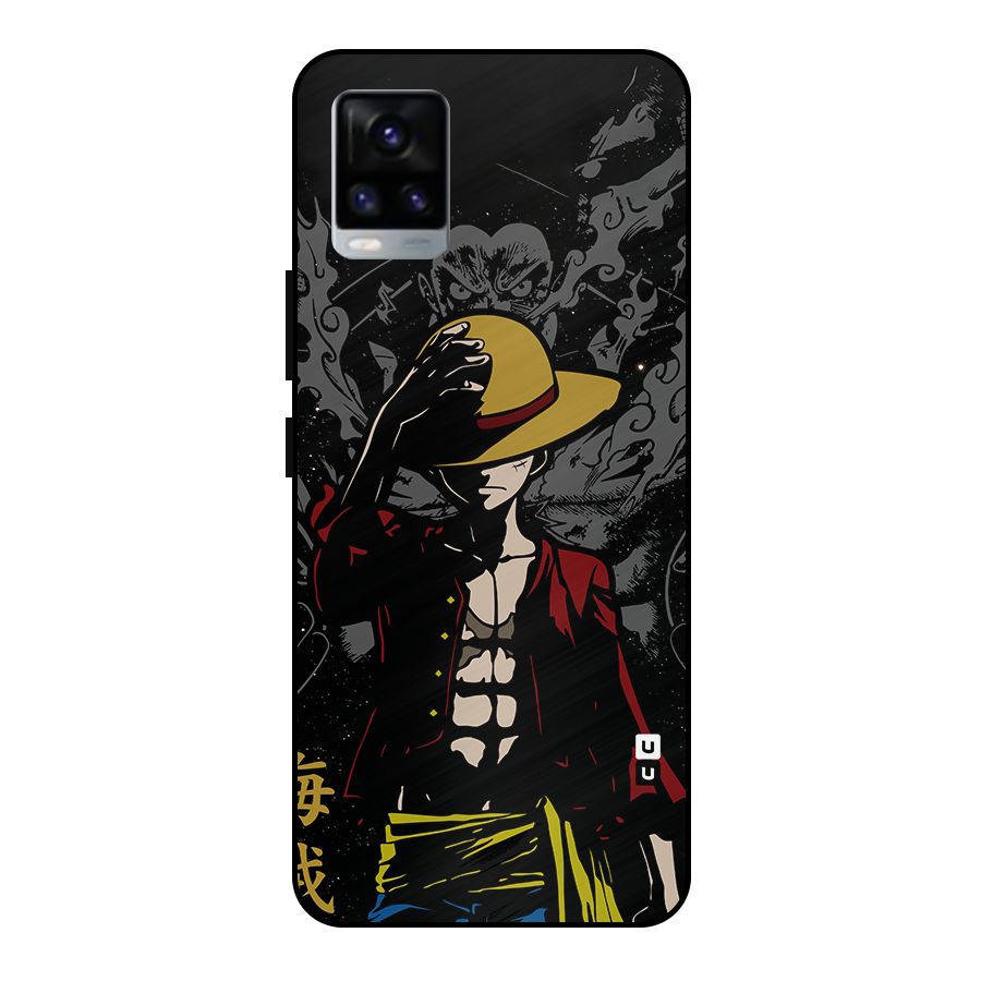 Dark Luffy Art Metal Back Case for Vivo V20