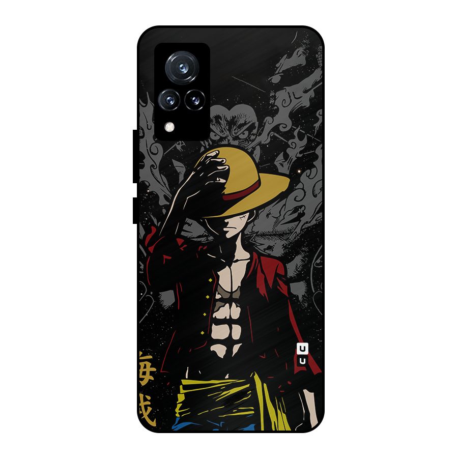 Dark Luffy Art Metal Back Case for Vivo V21 5G