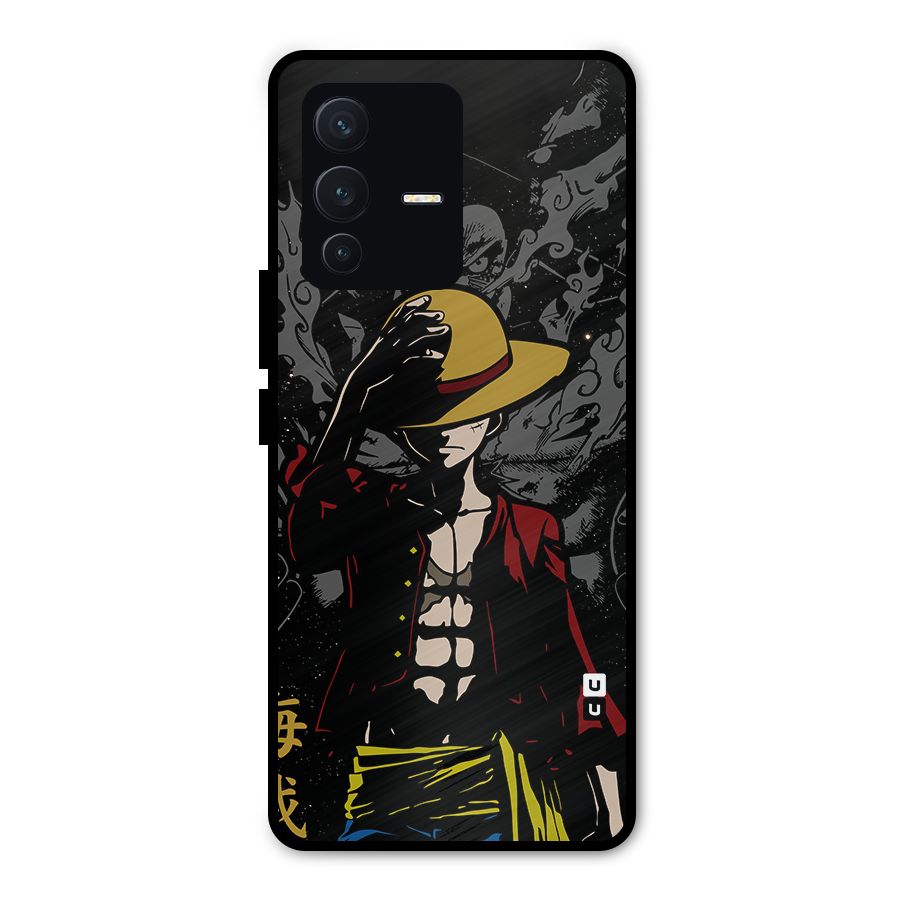 Dark Luffy Art Metal Back Case for Vivo V23 Pro