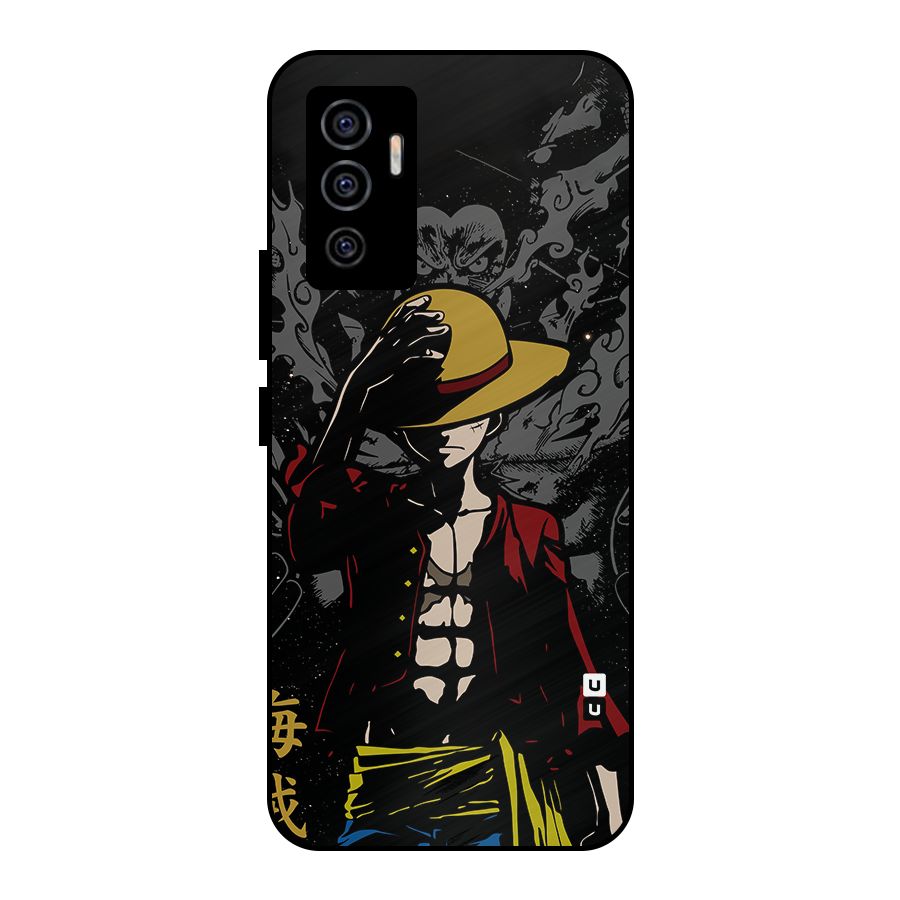 Dark Luffy Art Metal Back Case for Vivo V23e