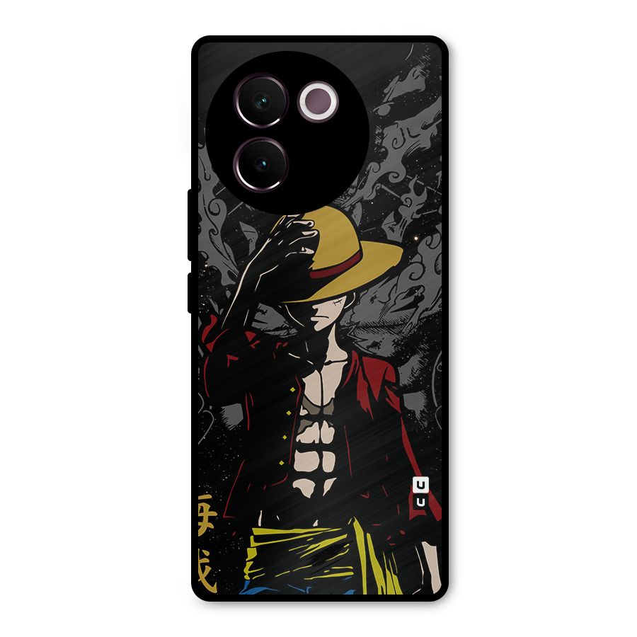 Dark Luffy Art Metal Back Case for Vivo V30e