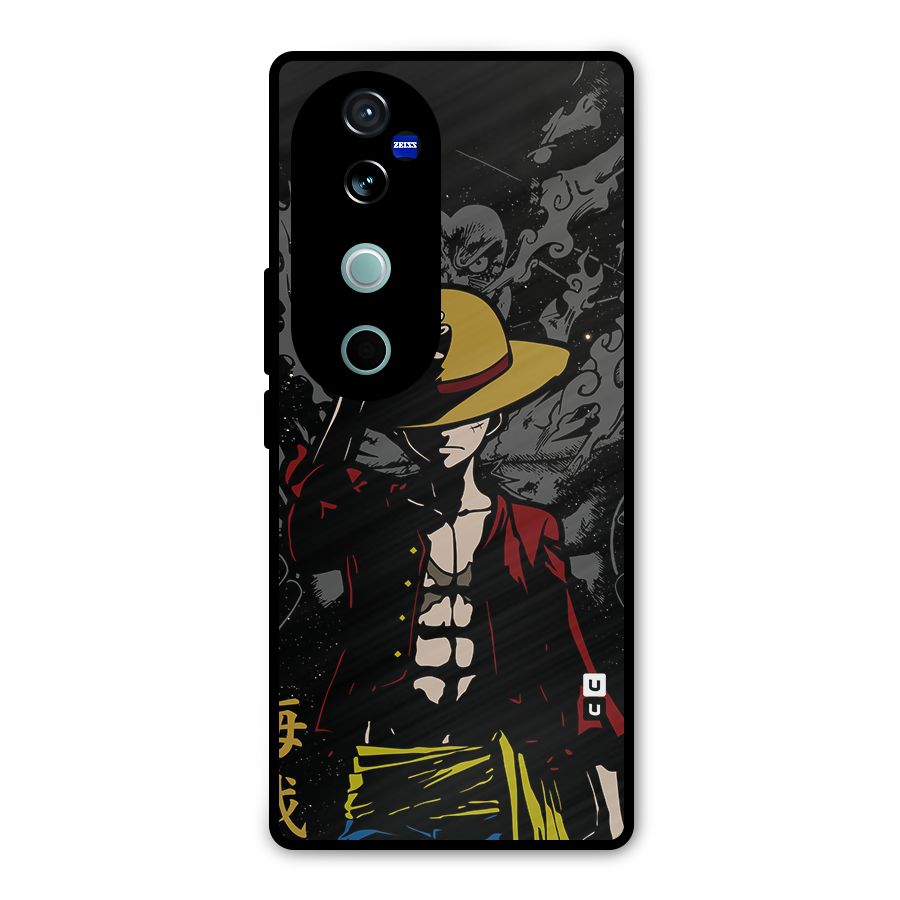 Dark Luffy Art Metal Back Case for Vivo V40