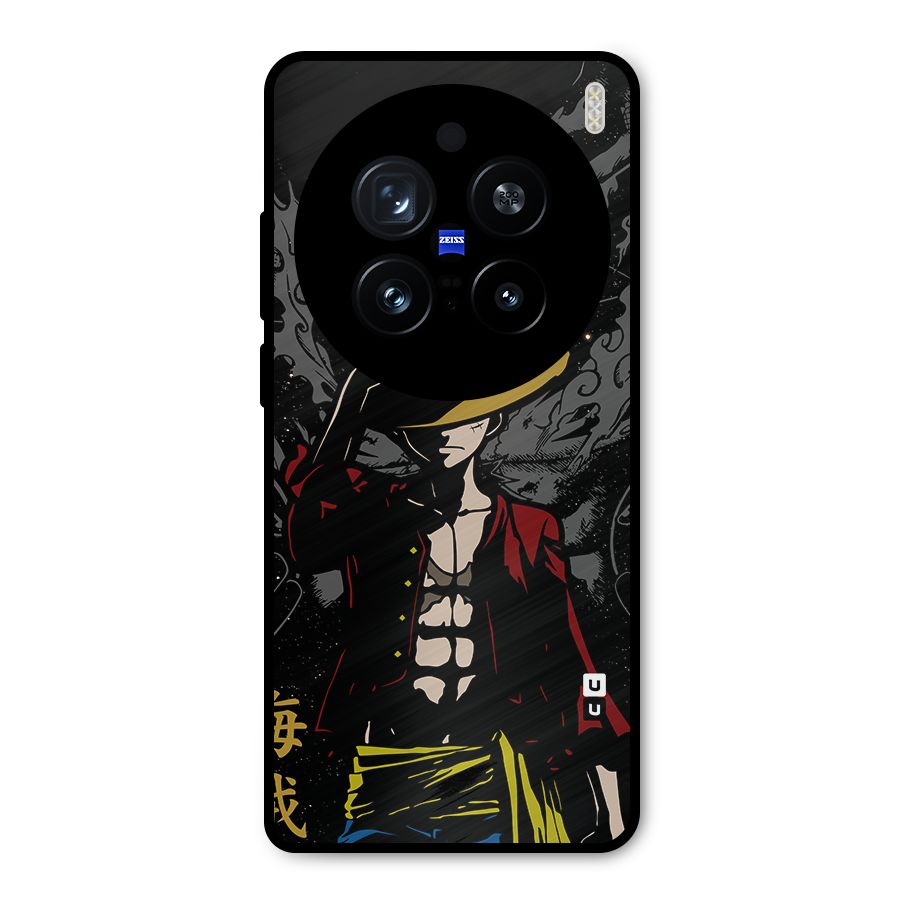 Dark Luffy Art Metal Back Case for Vivo X200 Pro