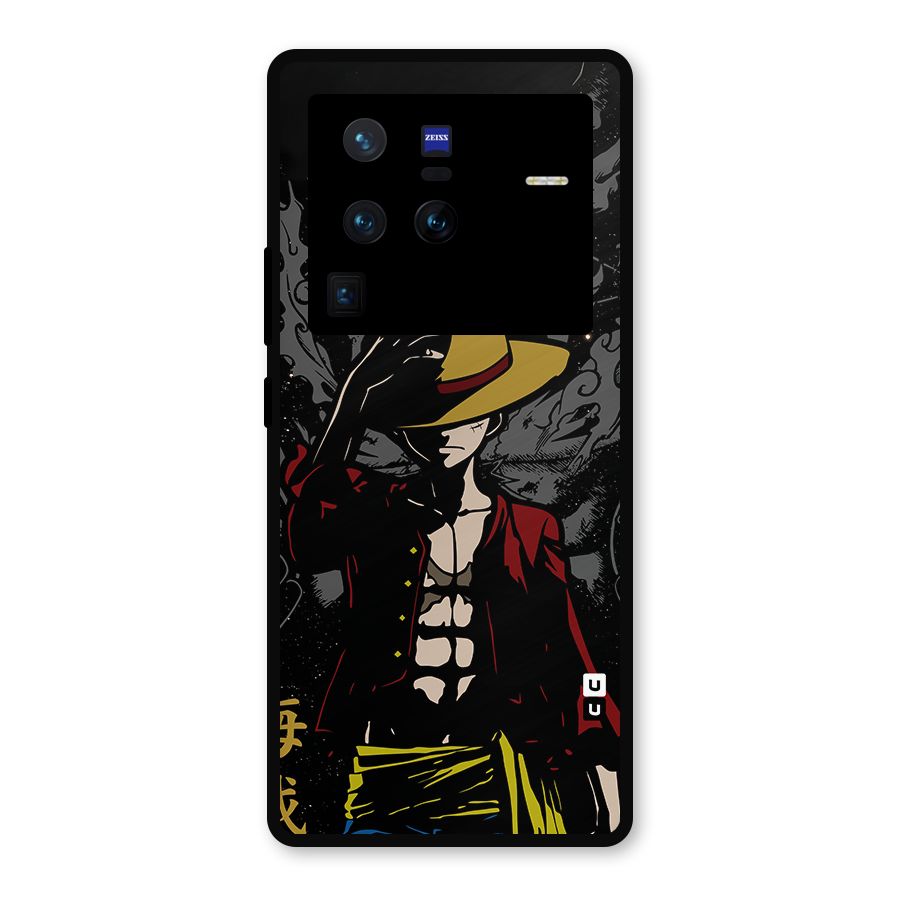 Dark Luffy Art Metal Back Case for Vivo X80 Pro