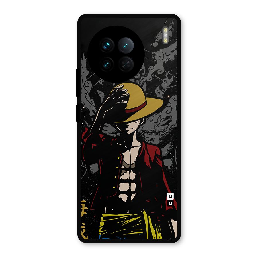 Dark Luffy Art Metal Back Case for Vivo X90