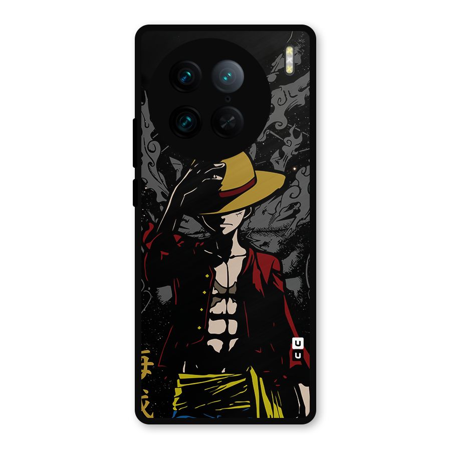 Dark Luffy Art Metal Back Case for Vivo X90 Pro