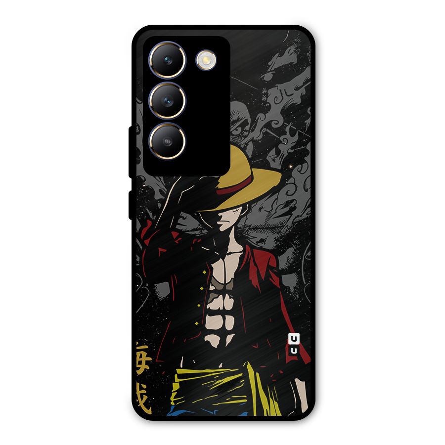 Dark Luffy Art Metal Back Case for Vivo Y200e
