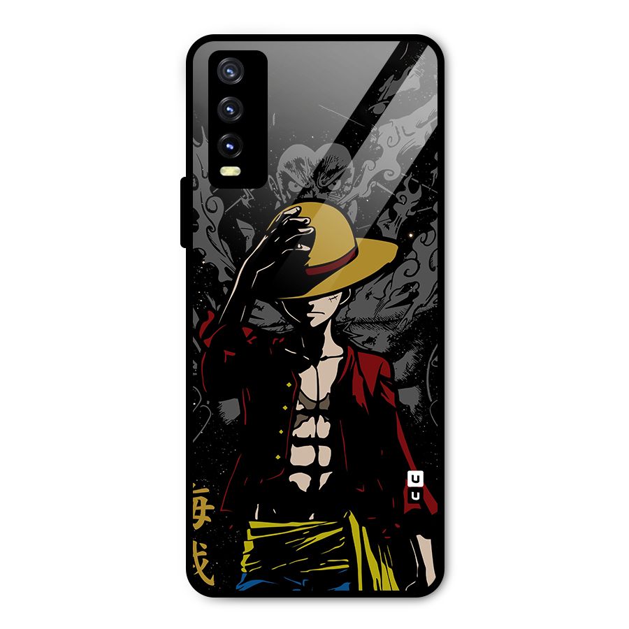 Dark Luffy Art Metal Back Case for Vivo Y20 2021