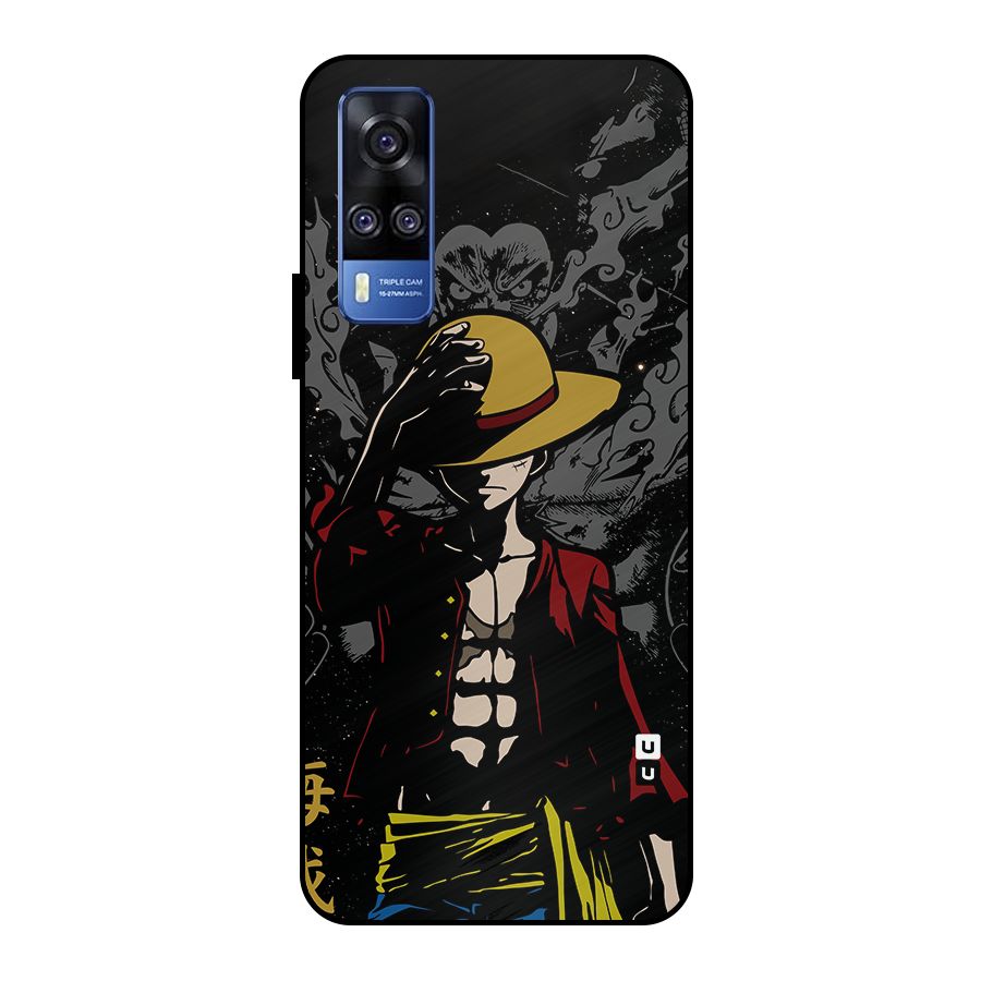 Dark Luffy Art Metal Back Case for Vivo Y51