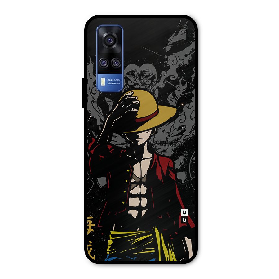 Dark Luffy Art Metal Back Case for Vivo Y51A