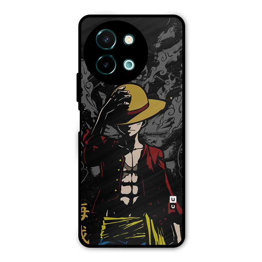 Dark Luffy Art Metal Back Case for Vivo Y58