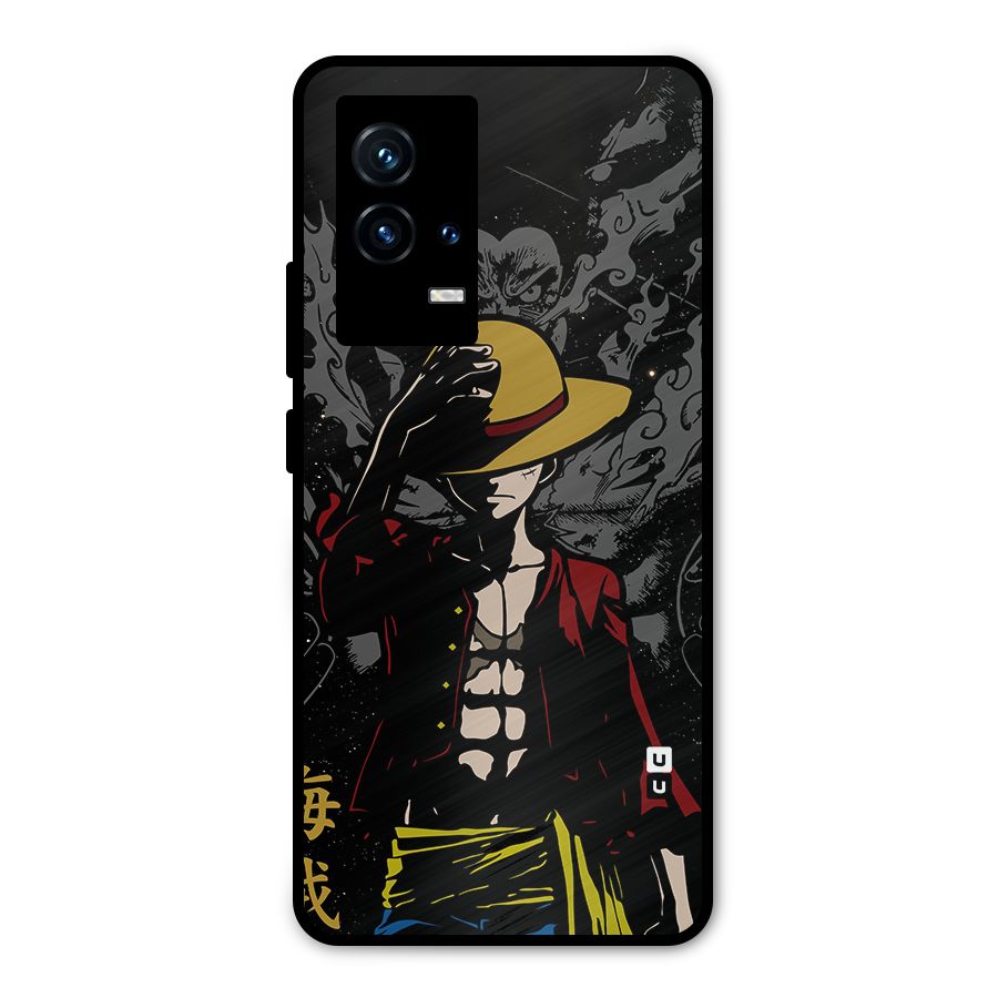 Dark Luffy Art Metal Back Case for iQOO 9 5G