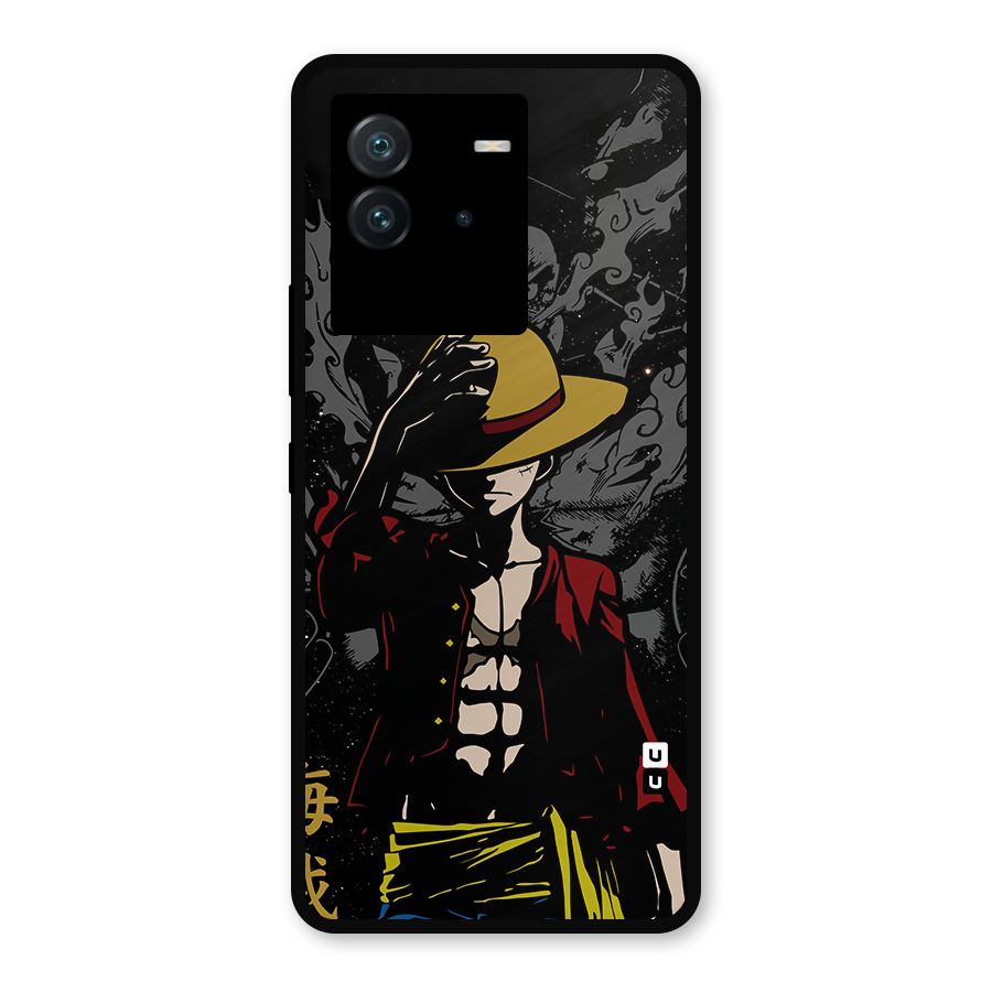 Dark Luffy Art Metal Back Case for iQOO Neo 6 5G