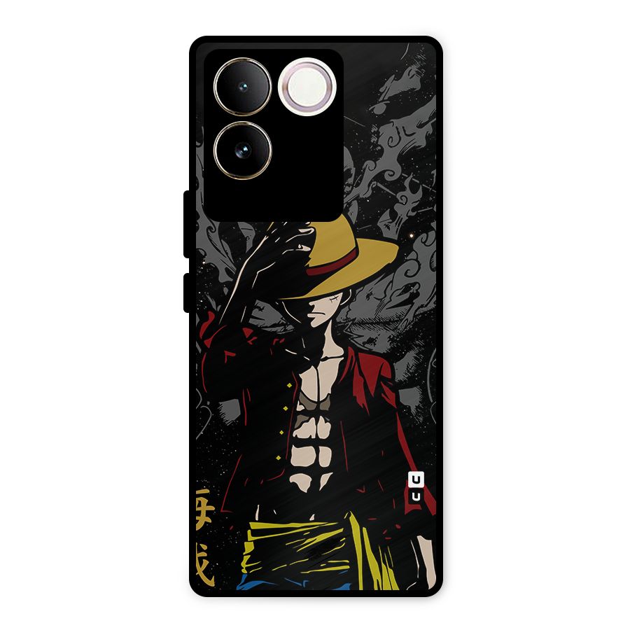 Dark Luffy Art Metal Back Case for iQOO Z7 Pro
