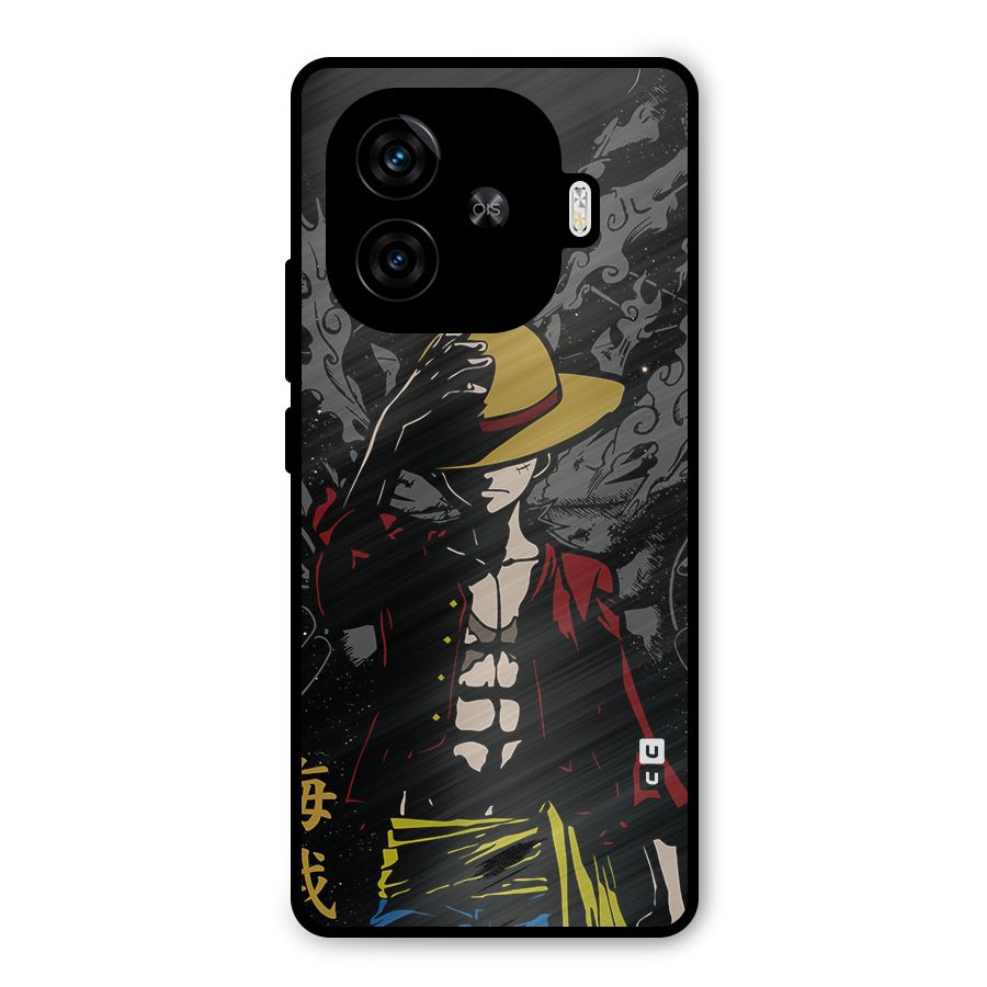 Dark Luffy Art Metal Back Case for iQOO Z9 Turbo